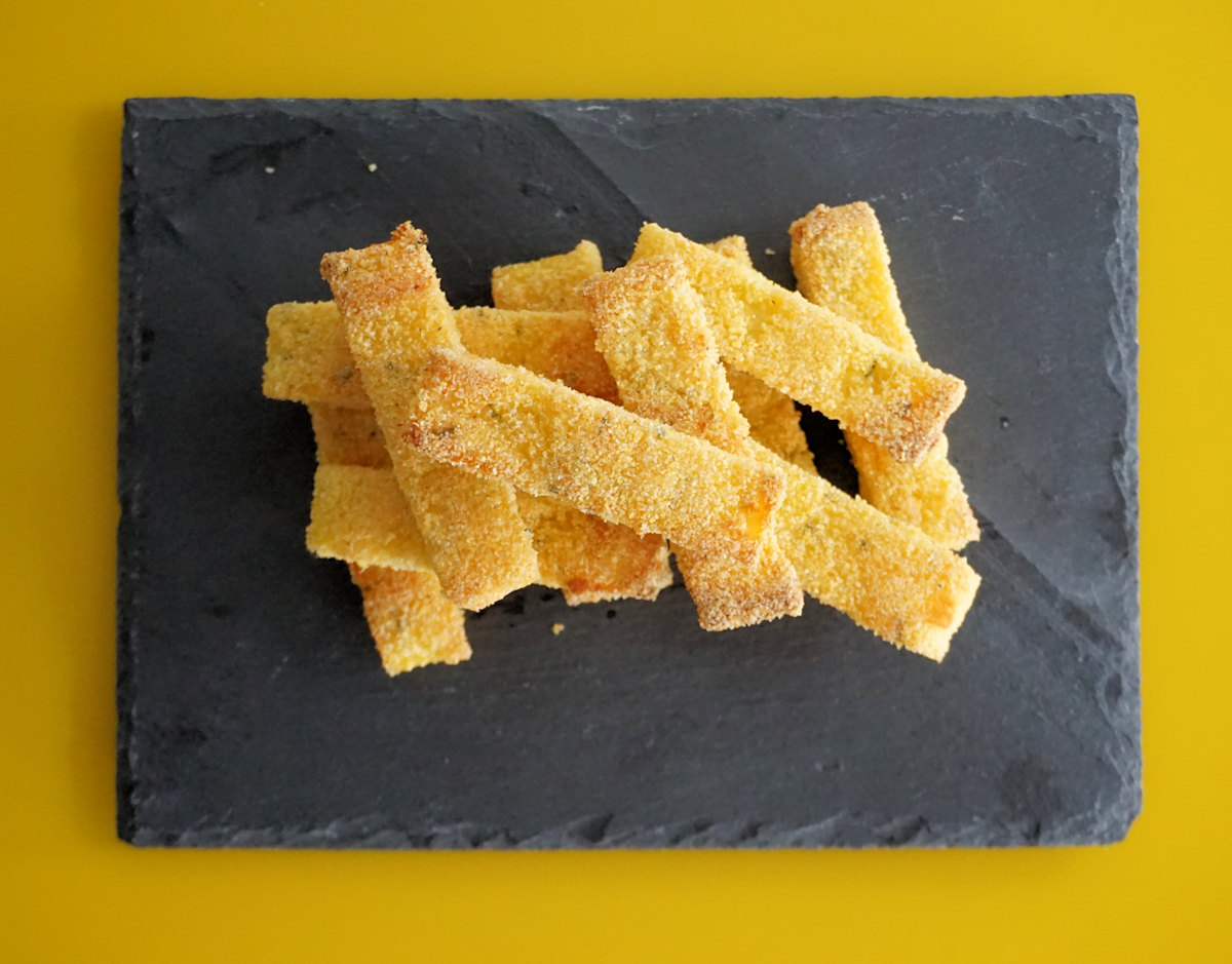 Polenta Chips Recipe Cuisine Fiend